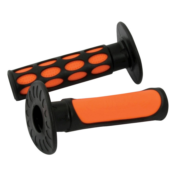 Bike It Bike it 2-tone mx grips orange / black